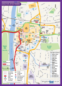 KINGSTON UPON THAMES -2D MAP - Oxford Cartographers