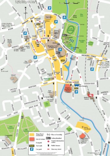 Bishop's Stortford - Town Centre Map