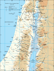 Traditional Bible Map