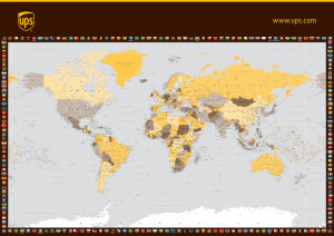UPS World Map
