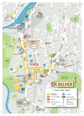 Map of Belper