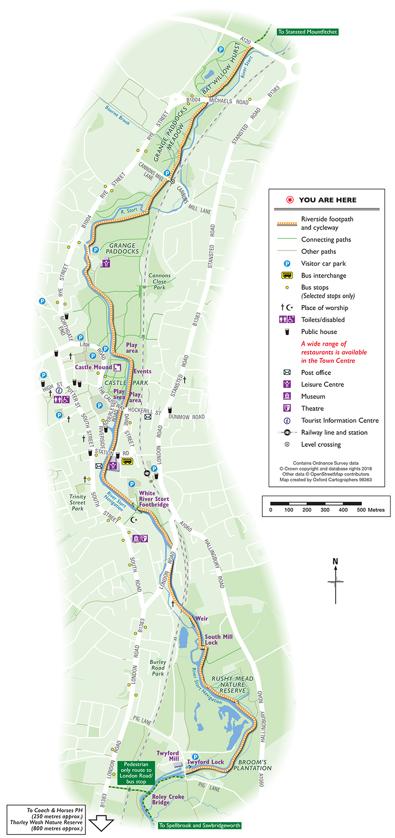 Waterside Walk Map