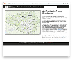 View our 'Get Cycling in Greater Manchester' interactive map