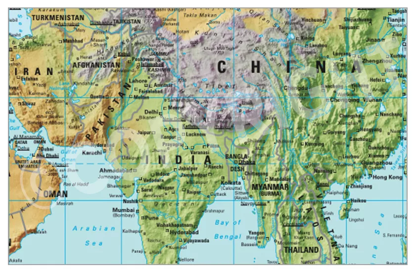 Peters Projection Map