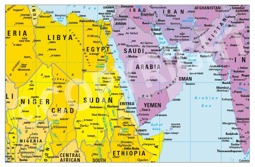 Peters Projection Map